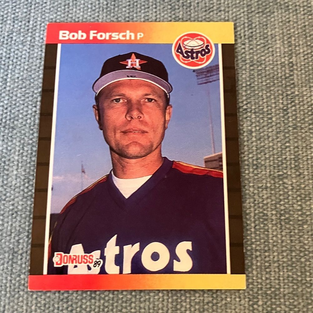 1989 Donruss Houston Astros Baseball Card Trading Card